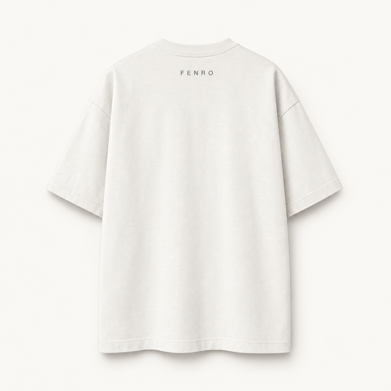 Core Tee 01 in Off-white, alternate view